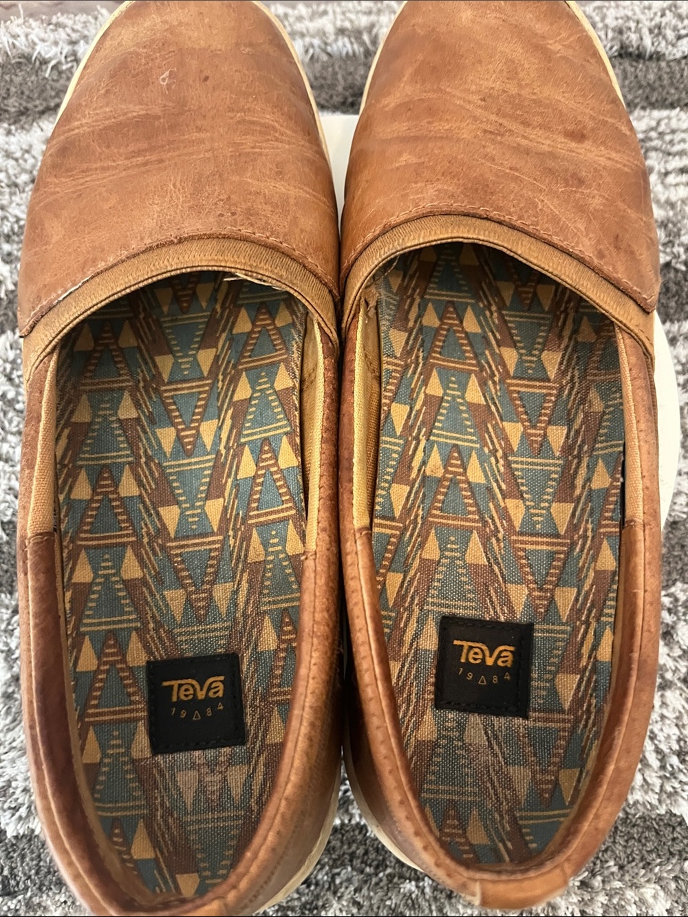 Teva womans Tan Slip-On Casual Loafers - Picture 3 of 7